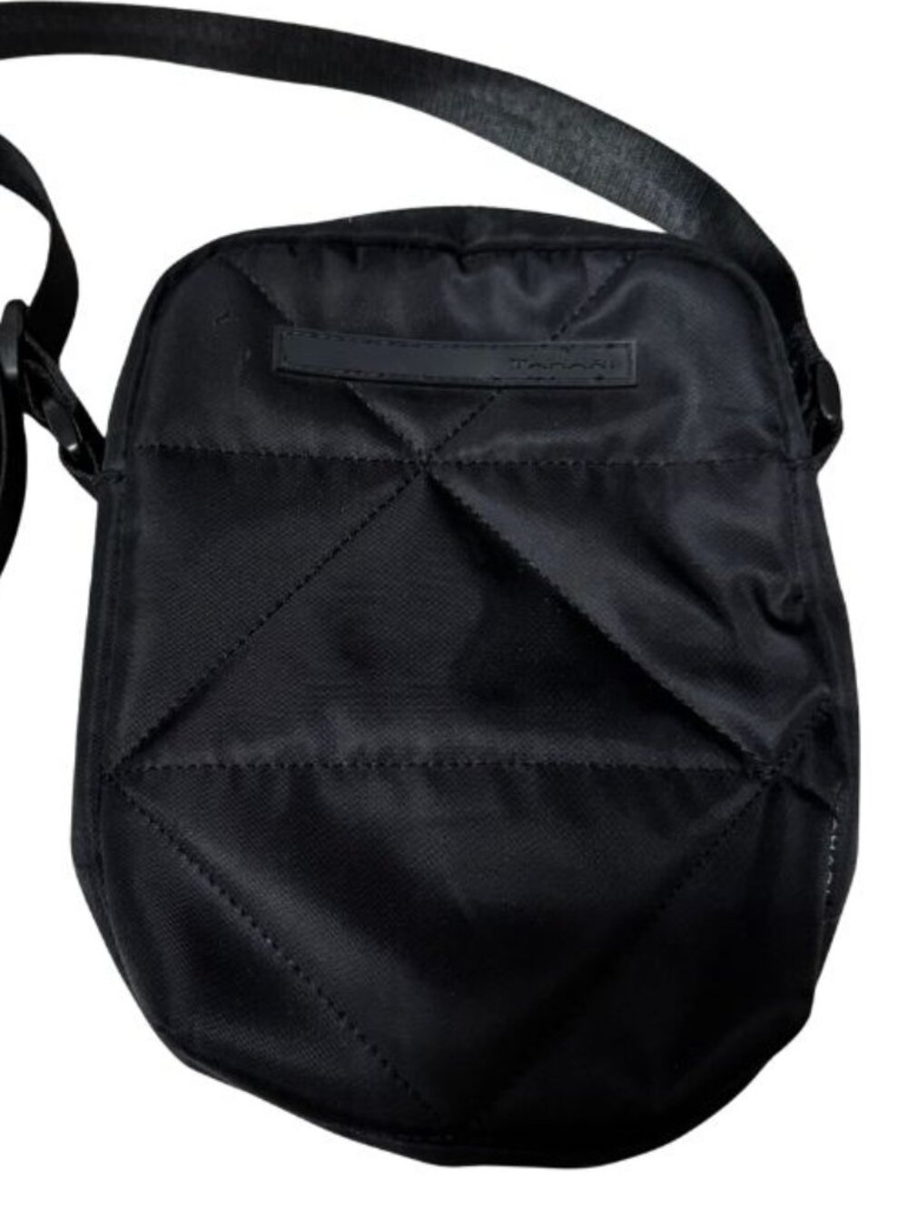 Tahari Black Nylon Crossbody Bag
